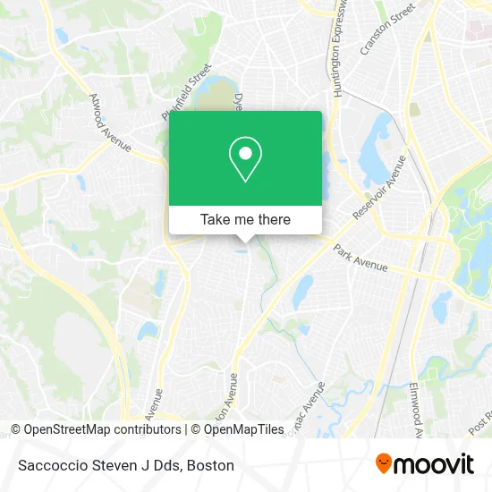 Saccoccio Steven J Dds map