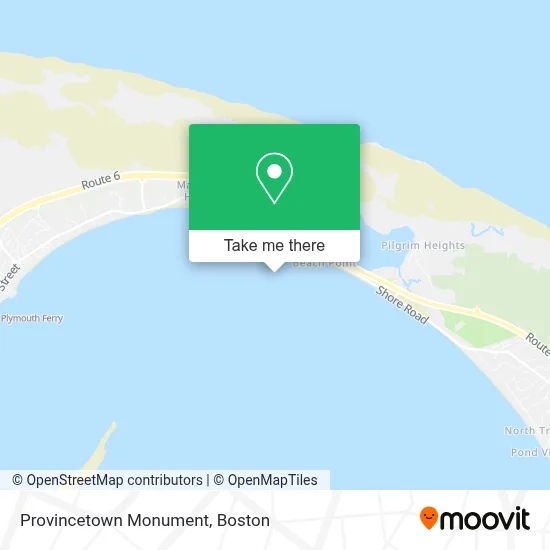 Provincetown Monument map