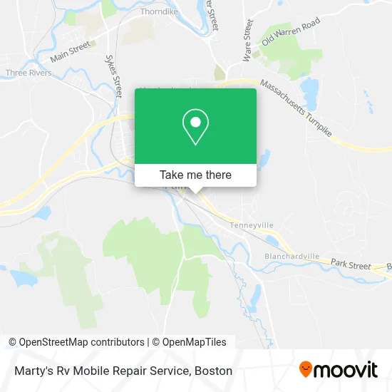 Marty's Rv Mobile Repair Service map