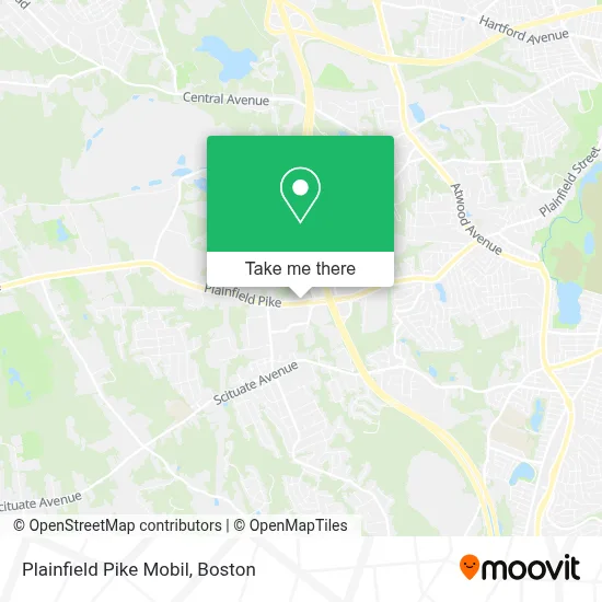 Plainfield Pike Mobil map