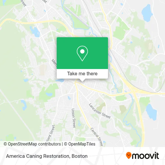 America Caning Restoration map