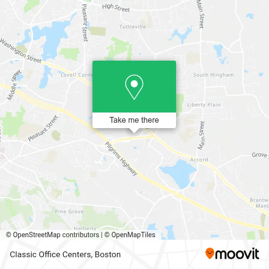 Classic Office Centers map