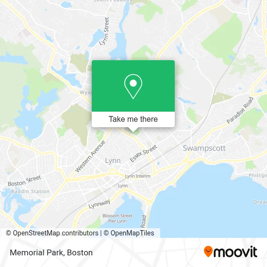 Memorial Park map