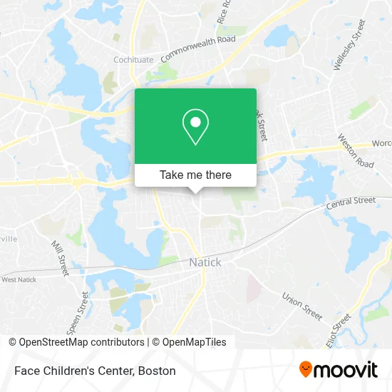 Face Children's Center map