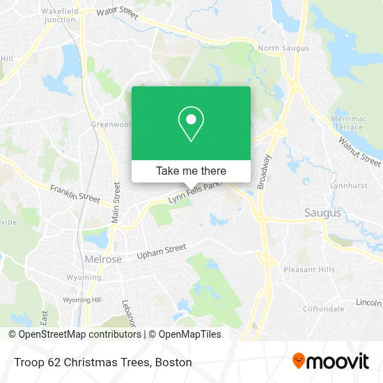 Troop 62 Christmas Trees map