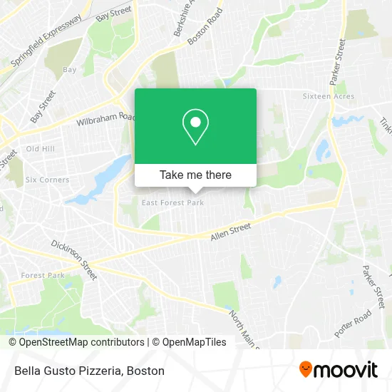Bella Gusto Pizzeria map