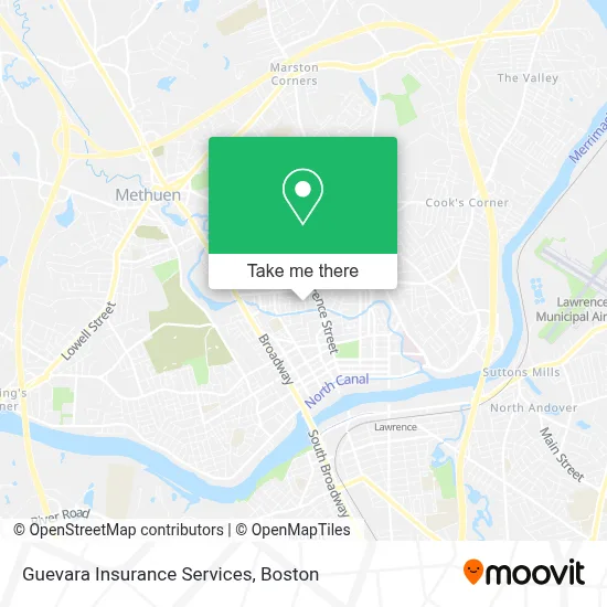 Guevara Insurance Services map