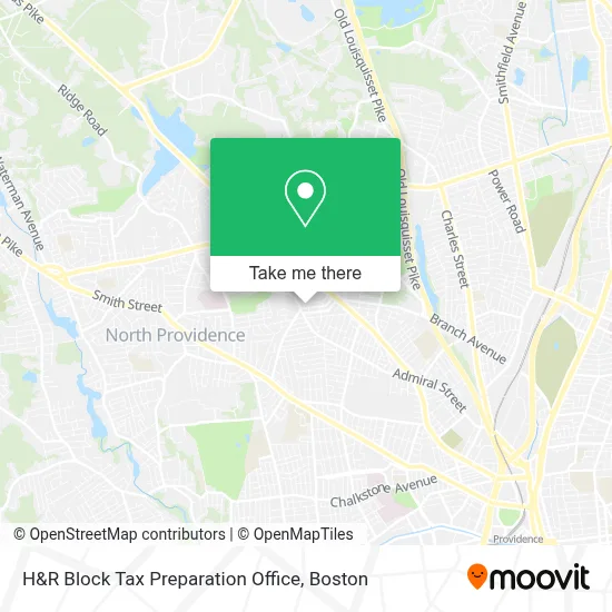 H&R Block Tax Preparation Office map