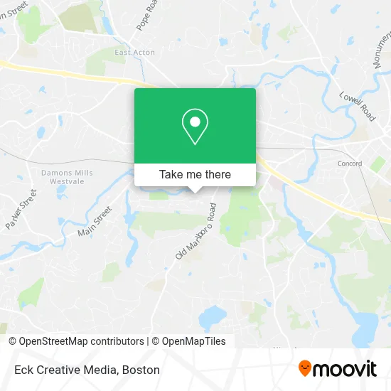 Eck Creative Media map