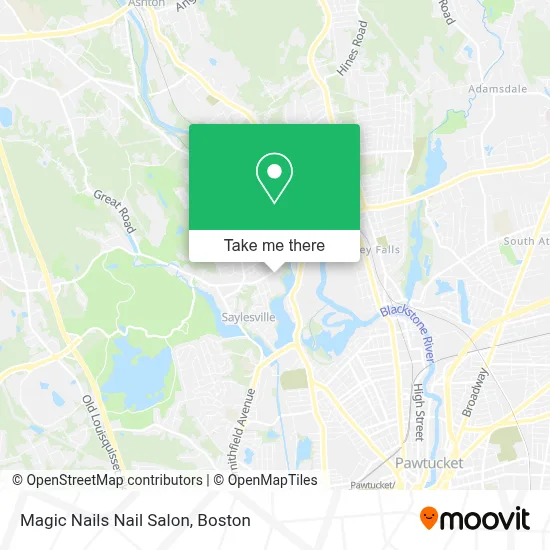 Magic Nails Nail Salon map