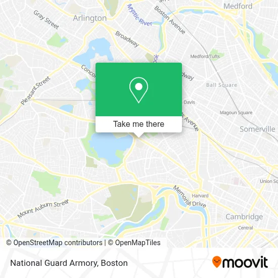 National Guard Armory map