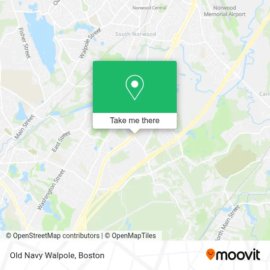 Old Navy Walpole map