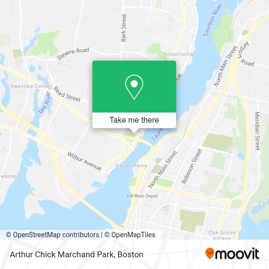 Arthur Chick Marchand Park map