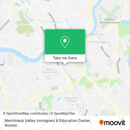 Merrimack Valley Immigrant & Education Center map