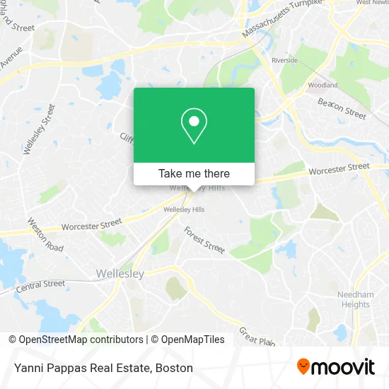 Yanni Pappas Real Estate map