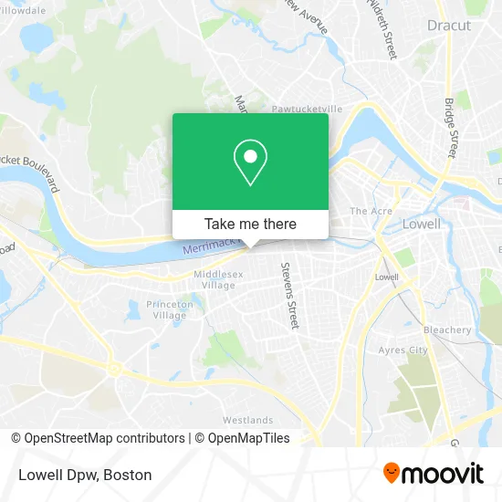 Lowell Dpw map