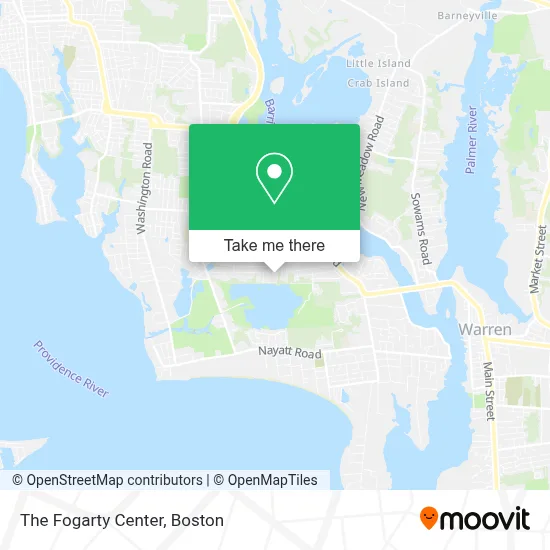 The Fogarty Center map