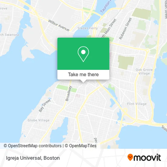Igreja Universal map