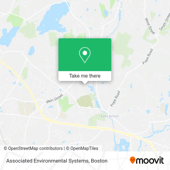 Associated Environmental Systems map