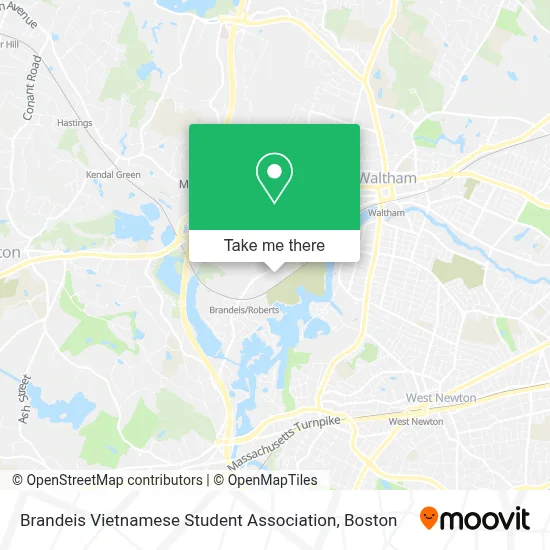 Brandeis Vietnamese Student Association map