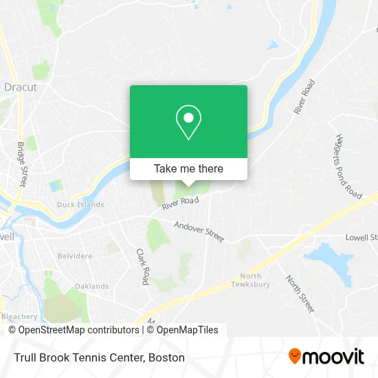 Trull Brook Tennis Center map