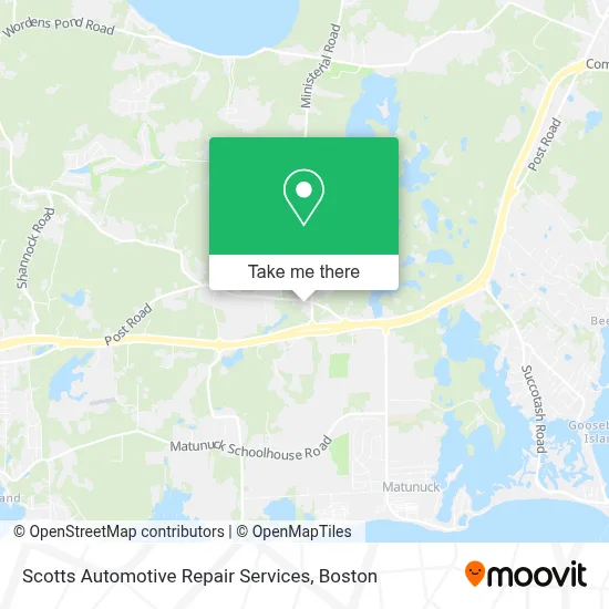 Scotts Automotive Repair Services map