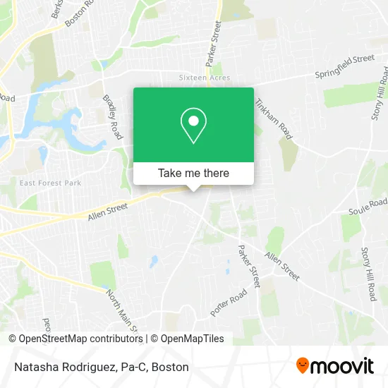 Natasha Rodriguez, Pa-C map