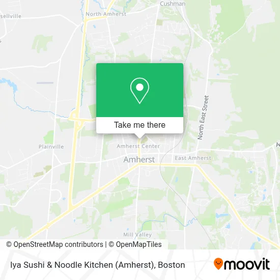 Iya Sushi & Noodle Kitchen (Amherst) map