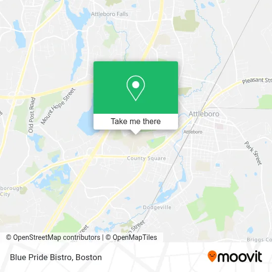 Blue Pride Bistro map