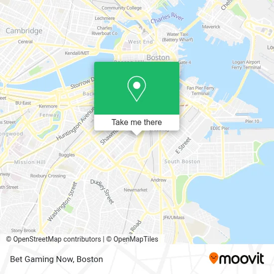 Bet Gaming Now map