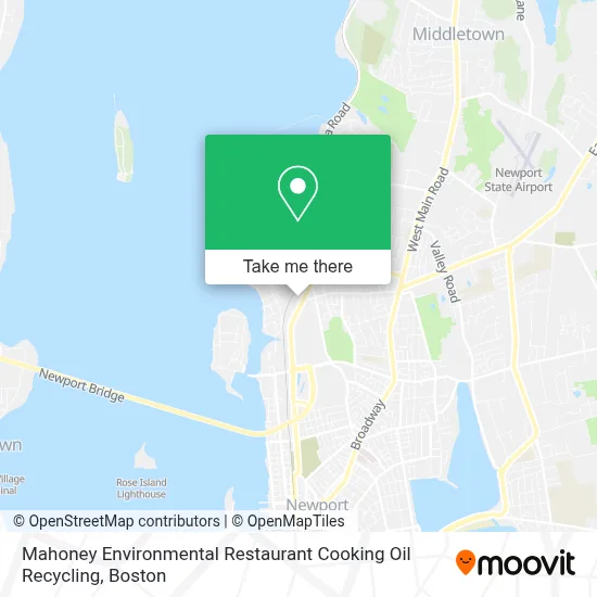 Mahoney Environmental Restaurant Cooking Oil Recycling map
