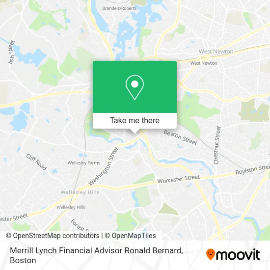 Merrill Lynch Financial Advisor Ronald Bernard map