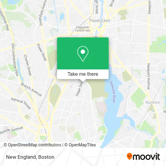 New England map