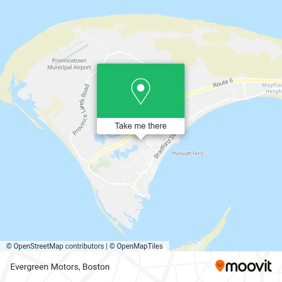 Evergreen Motors map