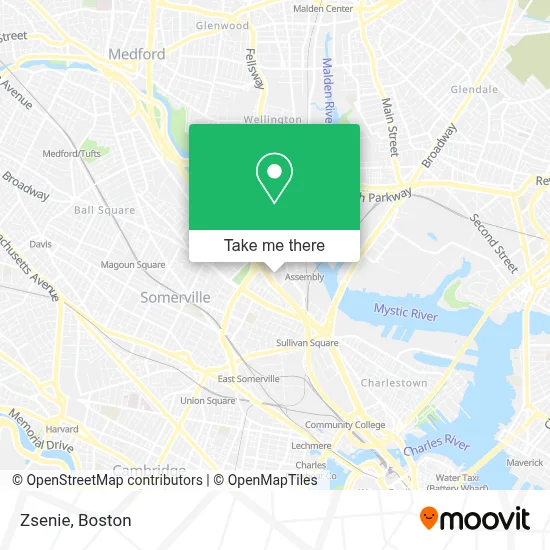 Zsenie map