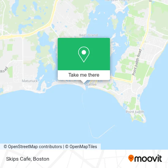 Skips Cafe map