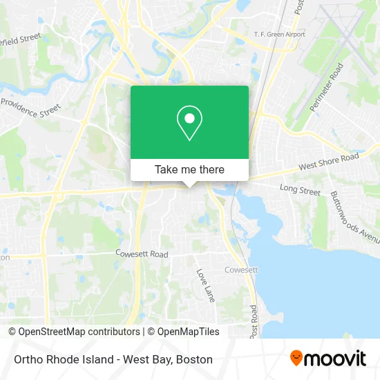Ortho Rhode Island - West Bay map