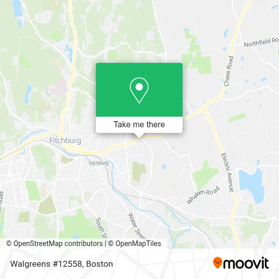 Walgreens #12558 map