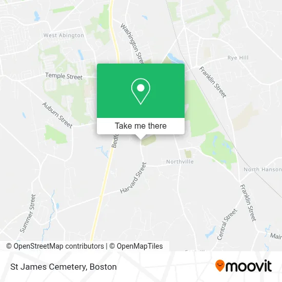 St James Cemetery map