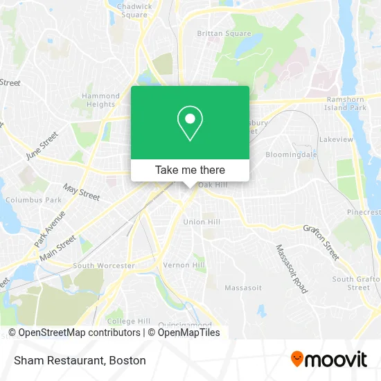 Sham Restaurant map