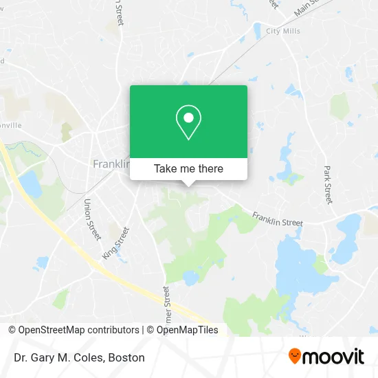 Dr. Gary M. Coles map