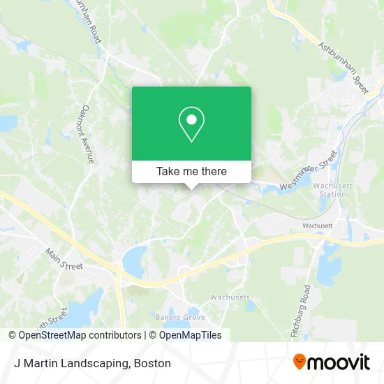 J Martin Landscaping map