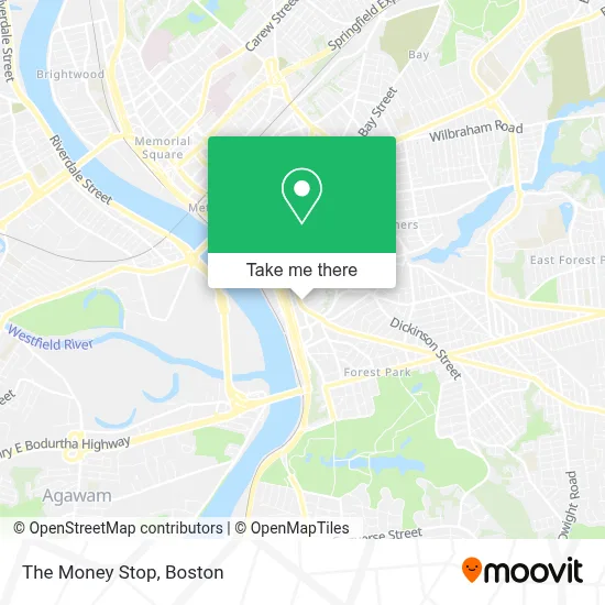 The Money Stop map