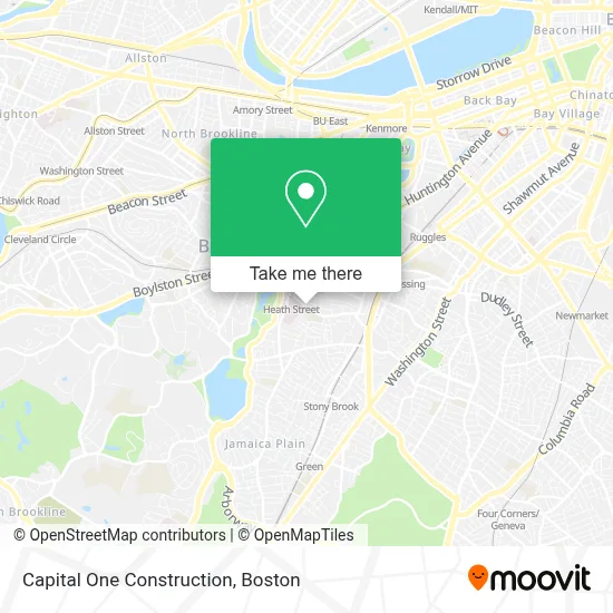 Capital One Construction map