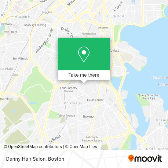 Danny Hair Salon map