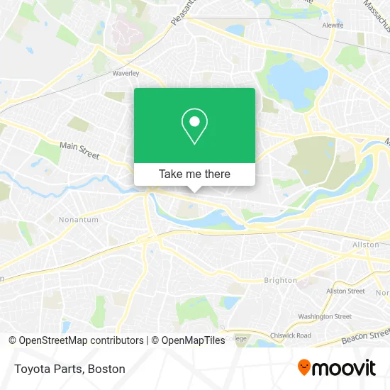 Toyota Parts map