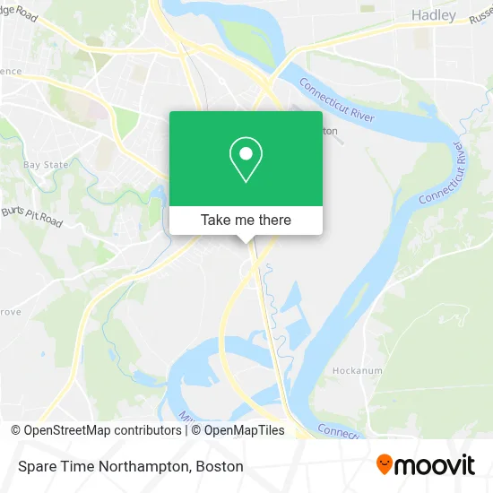 Spare Time Northampton map