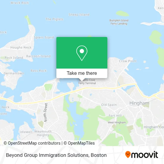 Beyond Group Immigration Solutions map