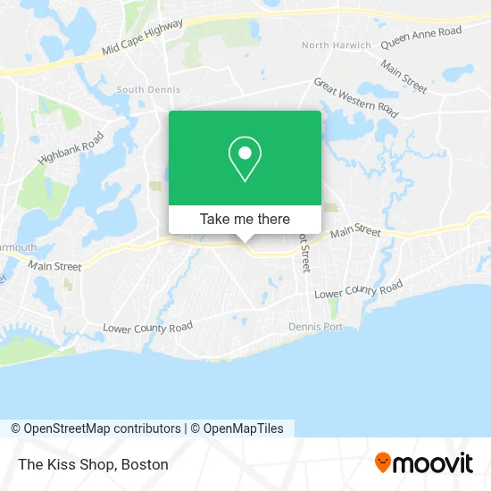 The Kiss Shop map