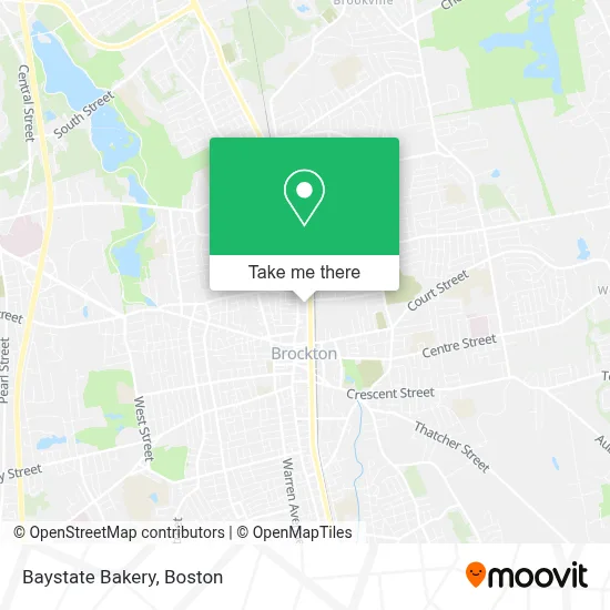 Baystate Bakery map